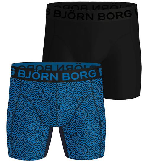 Björn Borg Boxershorts - 2-pak - Lightweight - Sort/Blå