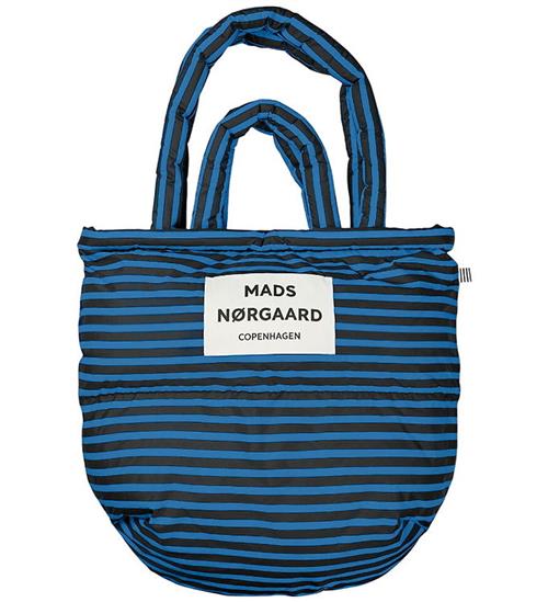 Mads Nørgaard Shopper - Light Ripstop Pillow - True Blue/Sort