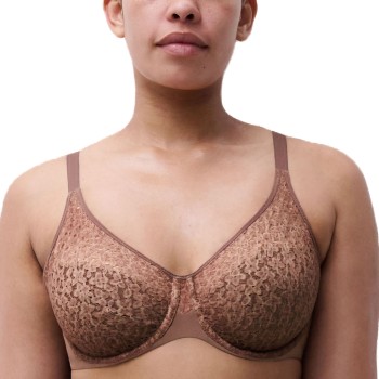 Chantelle BH EasyFeel Norah Underwired Bra Brun nylon D 75 Dame
