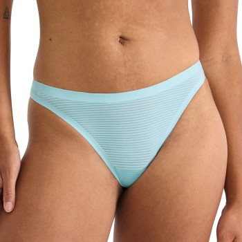 Sloggi Trusser ZERO Feel Air String Lyseblå polyamid Medium Dame