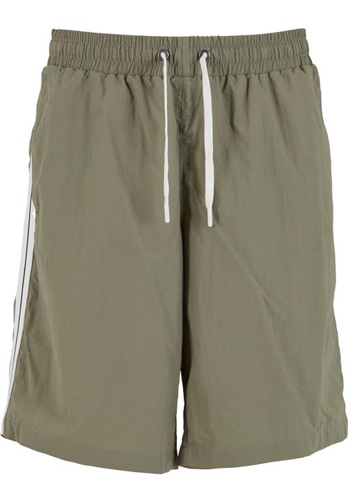 Urban Classics Badeshorts  oliven / hvid