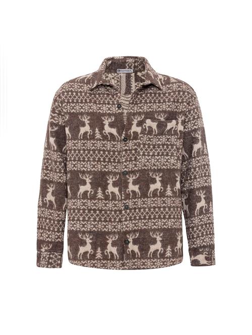 Dandalo Skjorte  lysebeige / brun