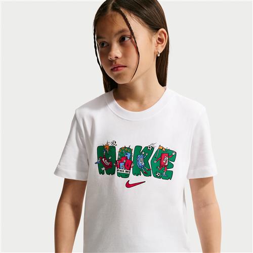 Nike -T-shirt til større børn - hvid