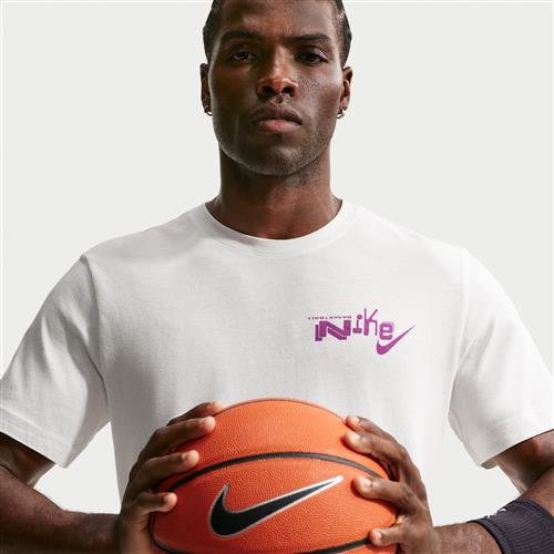 Nike Basketball-T-shirt til mænd - hvid
