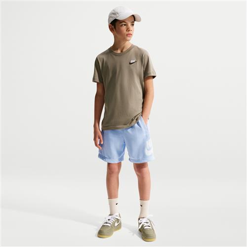 Nike Club Fleece-shorts i french terry til større børn - blå