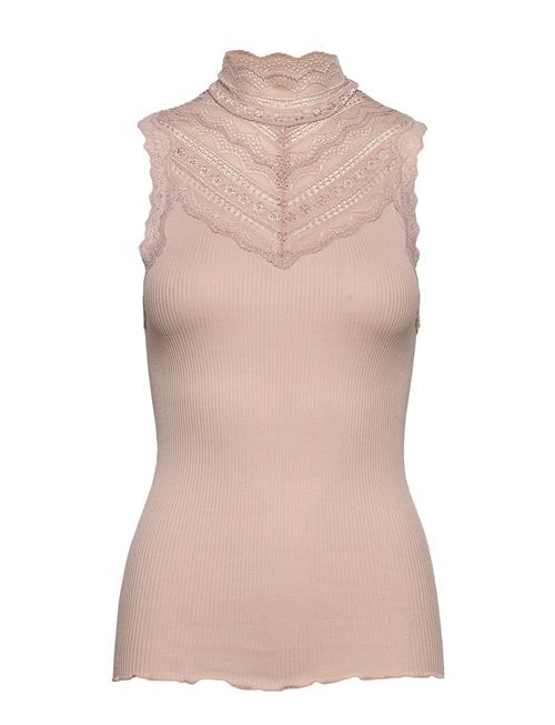 Rosemunde | Rwbenita Silk Sl Turtleneck Lace Top | XL