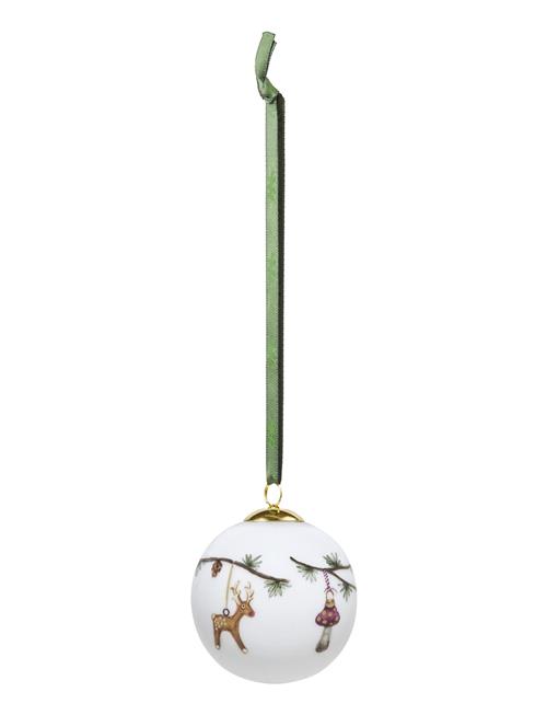 Kähler | Hammershøi Christmas Kugle 2023 Ø6 Cm Hvid M. Deko | 6 CM