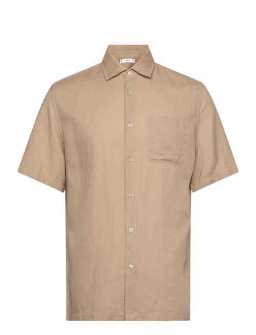 Mango | Regular-Fit Linen Shirt With Pocket | M