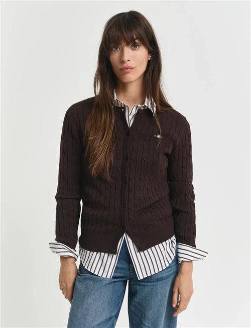 GANT | Stretch Cable Knit Cardigan | M