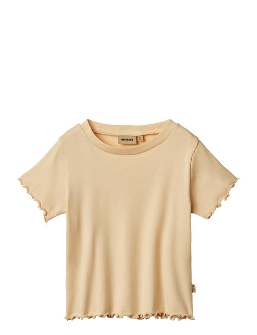 Wheat | Rib T-Shirt S/S Irene | 110