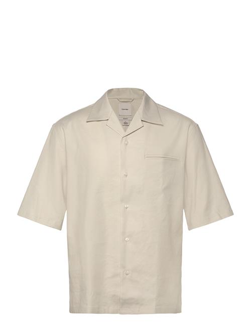 Calvin Klein | Ss Linen Lyocell Camp Relaxed Sh | XL