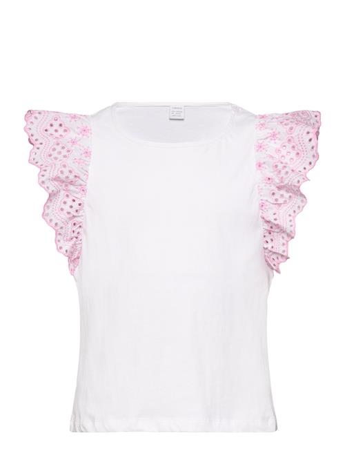 Lindex | Top Jersey With Schiffly Sleev | 134/140