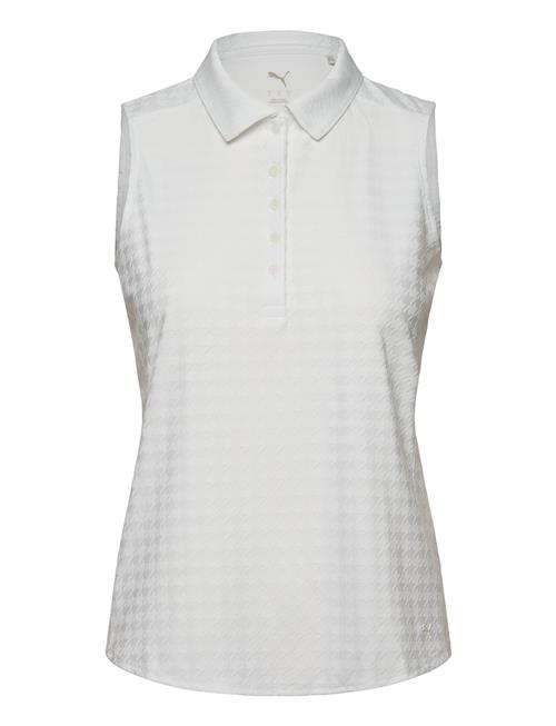 PUMA Golf | W Houndstooth Sl Polo | XS