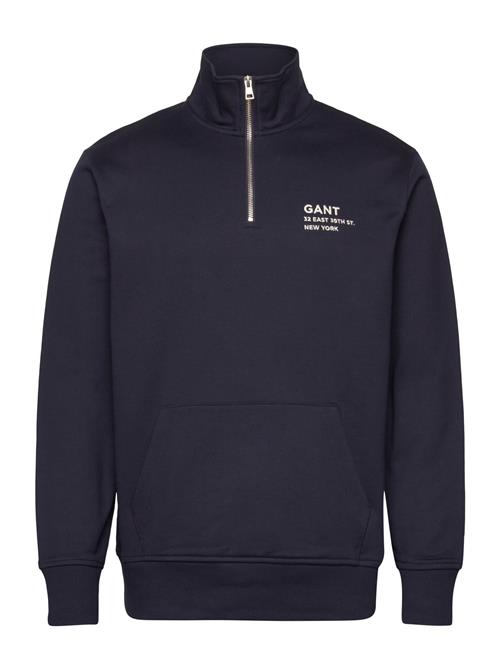 GANT | Small Graphic Half Zip Sweat | L
