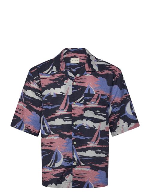 GANT | Rel Sailing Print Ss Shirt | S
