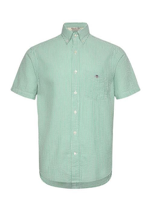 GANT | Reg Seersucker Stripe Ss Shirt | L