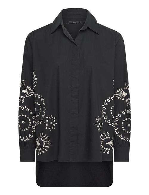 French Connection | Cambria Cotton Embroidered Top | S