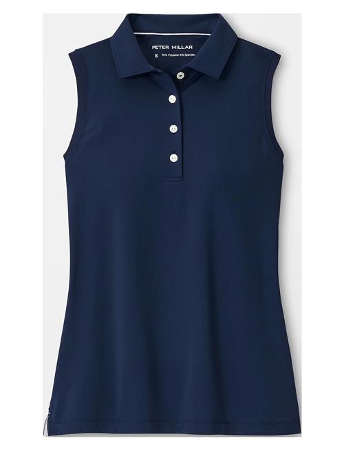 Peter Millar | Banded Sport Mesh Sleeveless Button Polo | S