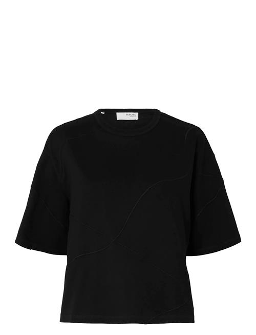 Selected | Slfpenny Ss Embroidered Tee | S