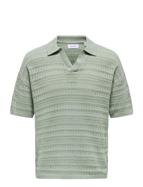 ONLY & SONS | Onsgrayson Ds 5 Chochet Polo Knit Noos | XXL