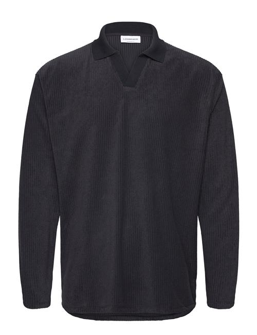 Lindbergh | V-Neck Jacquard Polo L/S | S