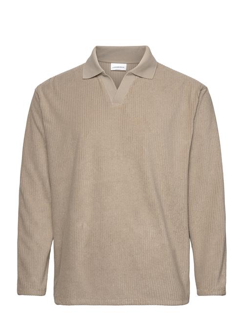 Lindbergh | V-Neck Jacquard Polo L/S | M