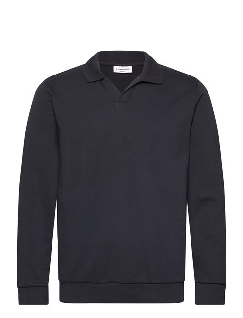 Lindbergh | Jersey Split Neck W. Collar L/ | S