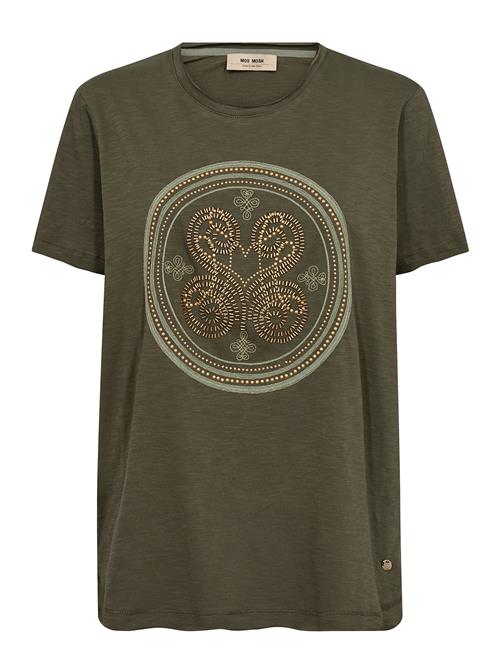 MOS MOSH | Mmzano O-Ss Embroidery Tee | XS