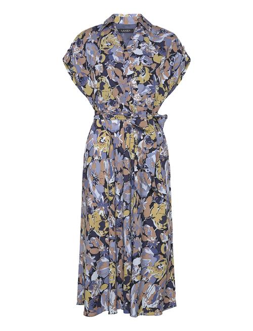 Lauren Ralph Lauren | Floral Belted Crepe Dress | 44