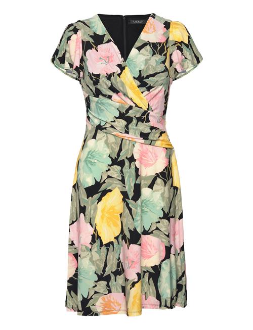 Lauren Ralph Lauren | Floral Stretch Jersey Surplice Dress | 32