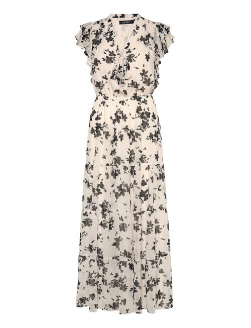 Lauren Ralph Lauren | Floral Georgette Tie-Neck Maxidress | 36