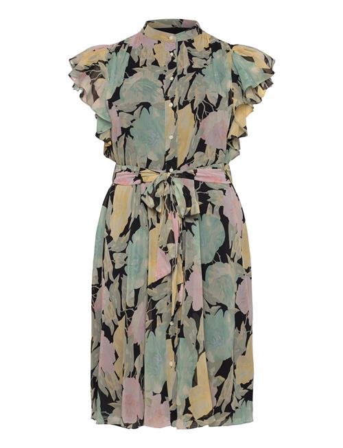 Lauren Women | Floral Belted Georgette Shirtdress | 48