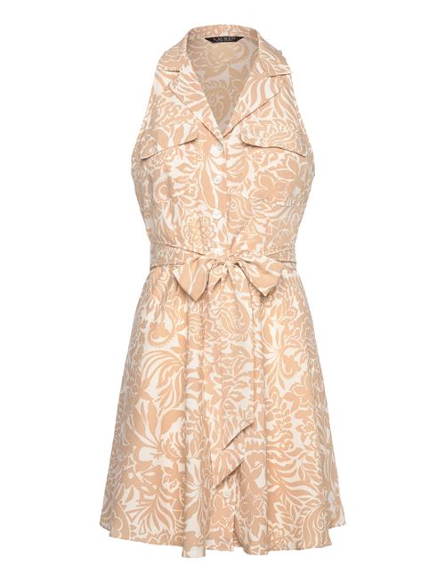 Lauren Ralph Lauren | Floral Crepe Sleeveless Shirtdress | 32