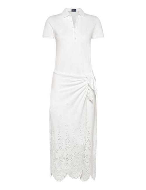 Polo Ralph Lauren | Eyelet Piqué Wrap Polo Dress | L
