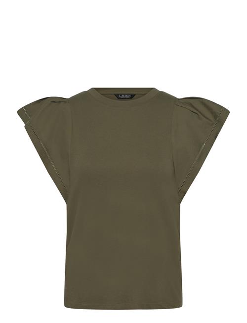 Lauren Ralph Lauren | Jersey Flutter-Sleeve Tee | M