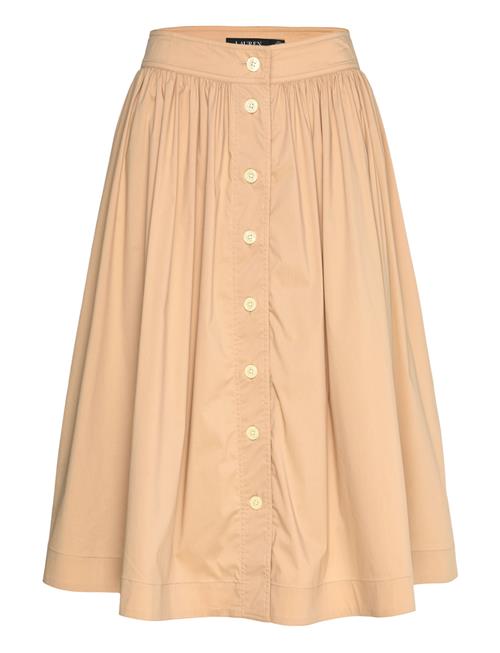 Lauren Ralph Lauren | Button-Front Cotton-Blend Skirt | 38