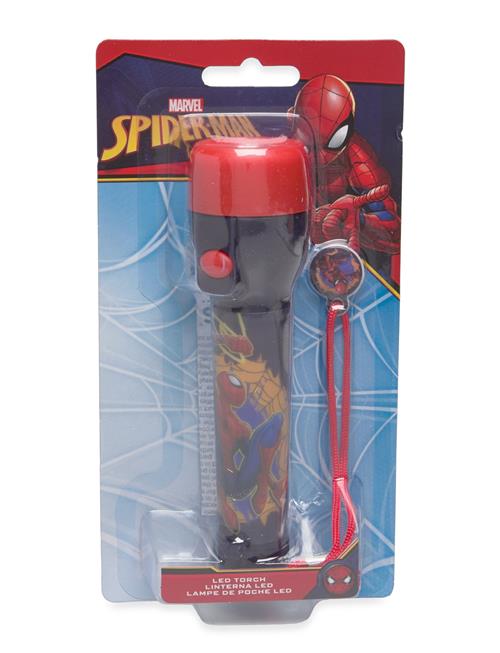 Euromic | Spiderman, Lommelygte Med Led Lys | ONE SIZE