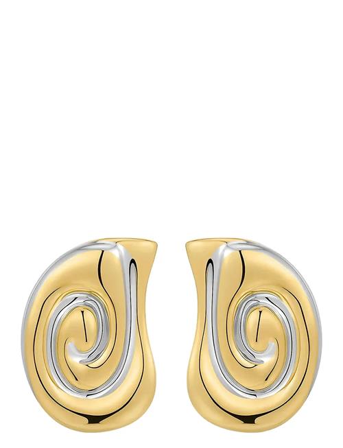 LUV AJ | The Two-Tone Coquille Studs | ONE SIZE