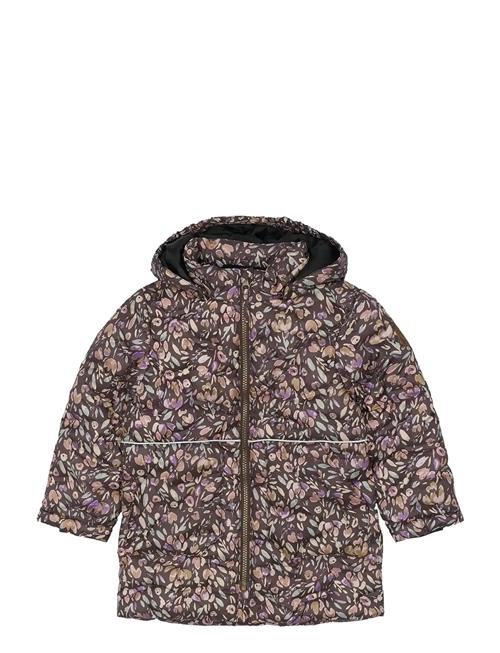 mikk-line | Long Puffer Jacket Aop Rec. | 140