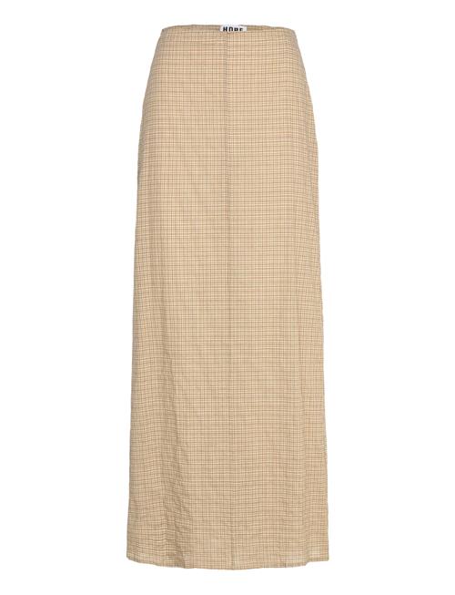 Hope | Read Skirt Beige Check Voile | 38