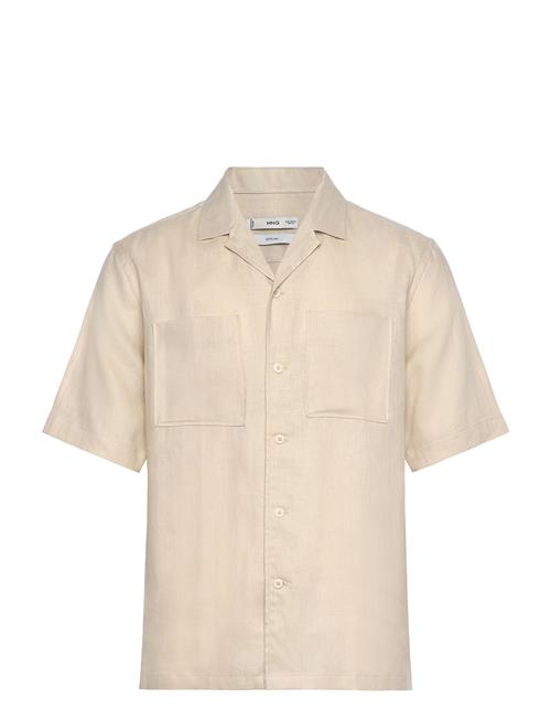 Mango | 100 Linen Bowling-Collar Shirt | M