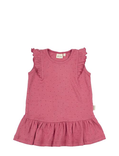 Petit Piao | Dress L/S Modal Frill Dot | 110