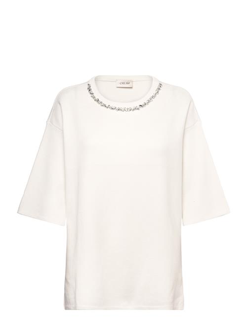 Cream | Crsillar Short Sleeve Pullover | M