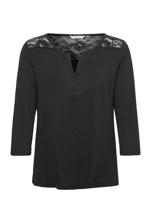 Cream | Crjanny Lace Jersey Blouse | L