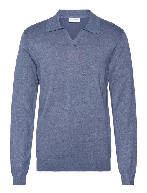 Lindbergh | Ecovero L/S V-Neck Polo | S