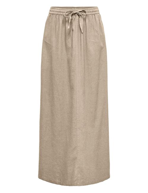 ONLY | Onlcaro Hw Linen Bl Long Skirt Cc Pnt | S