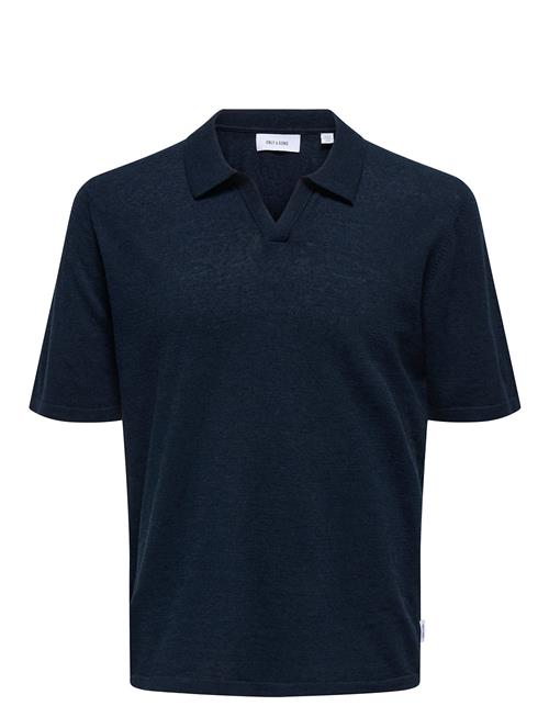 ONLY & SONS | Onsgeorge Reg 12 Linen Ss Polo Knit | XS