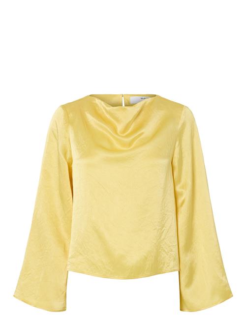 Selected | Slfselene Ls Draped Neckline Top B | 34
