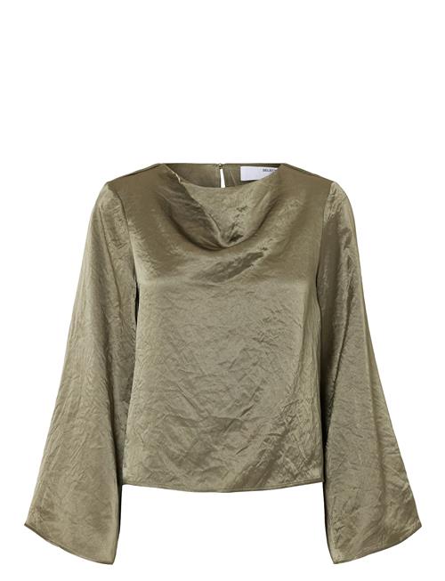 Selected | Slfselene Ls Draped Neckline Top B | 38