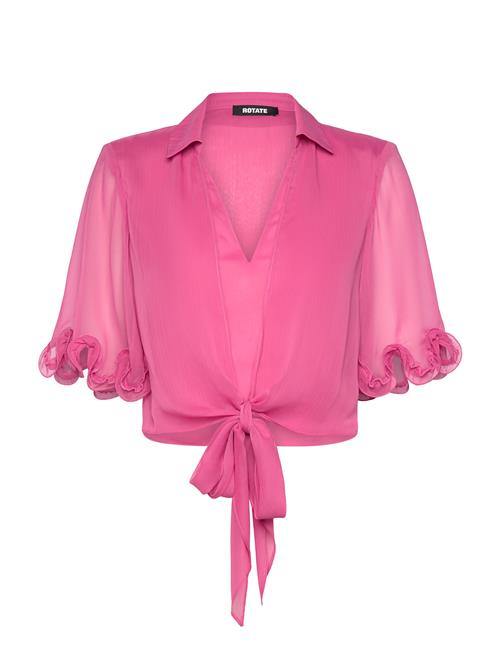 ROTATE | Chiffon Tied Top | 34